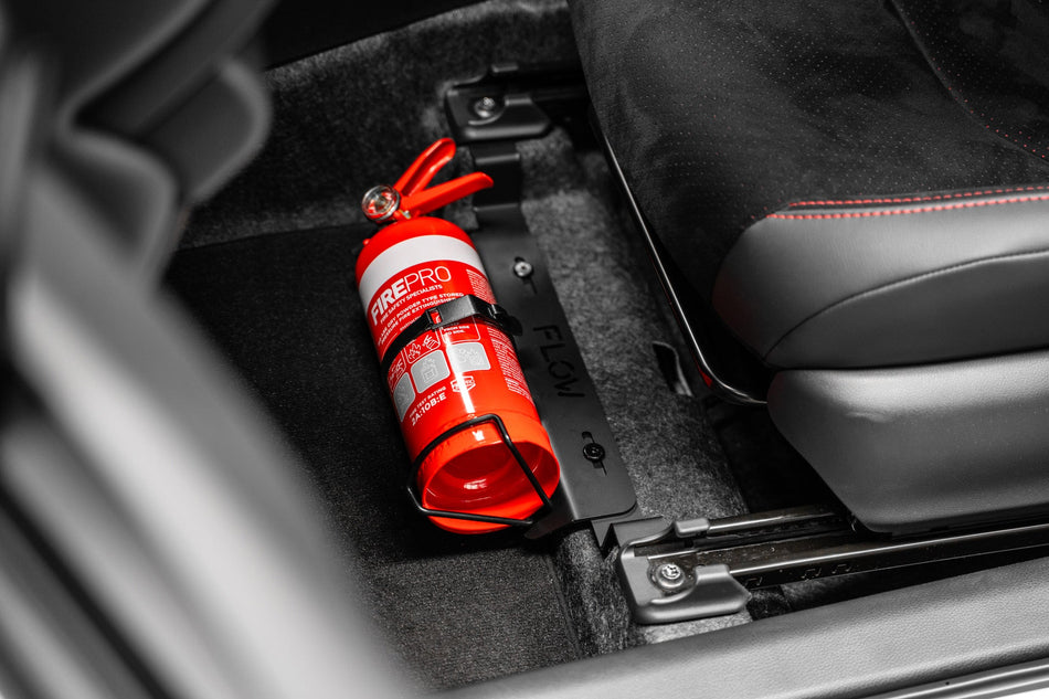 Flow Designs Toyota Yaris GR Gen2 2025 Fire Extinguisher Bracket/Mount