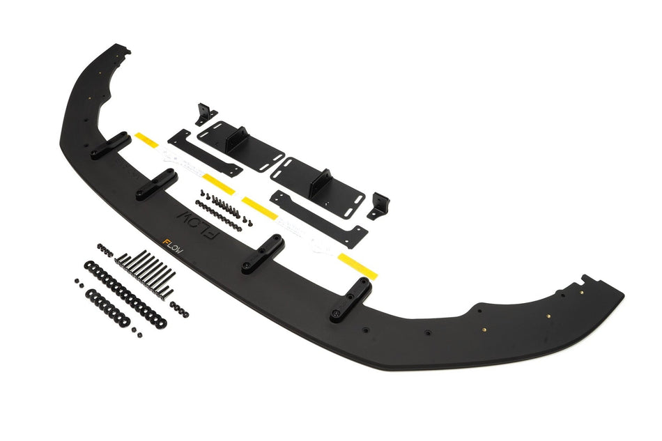 Flow Designs MK7 Golf R Wagon Chassis Mounted Front Lip Splitter V3