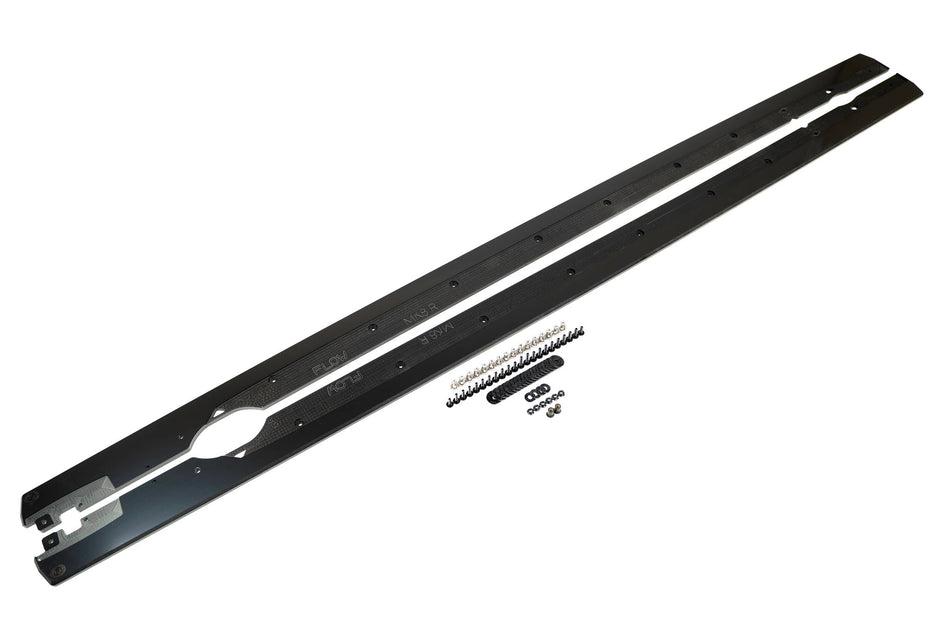 Flow Designs MK8 Golf R Side Skirt Splitters (Pair)