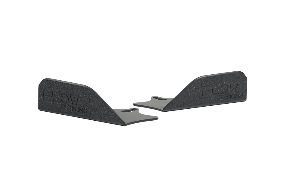 Flow Designs i30 SR Hatch (2017-2018) Front Lip Splitter Winglets (Pair)