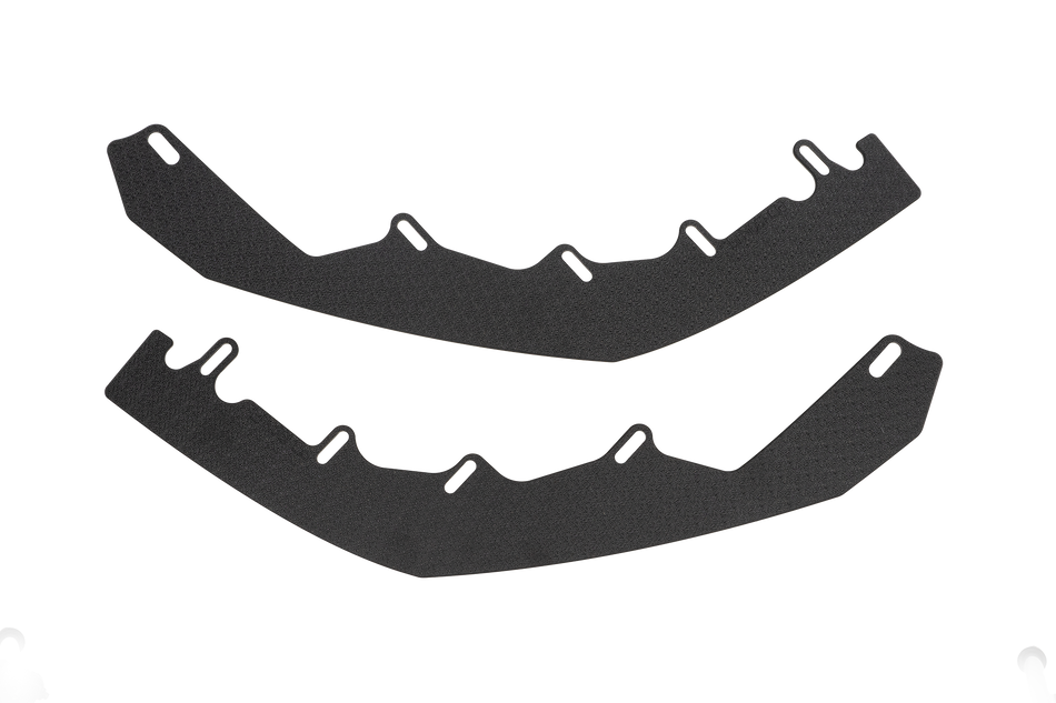 Flow Designs i30N-Line Hatch PDe.V6 FL 2024+ Front Lip Splitter Extensions (Pair)