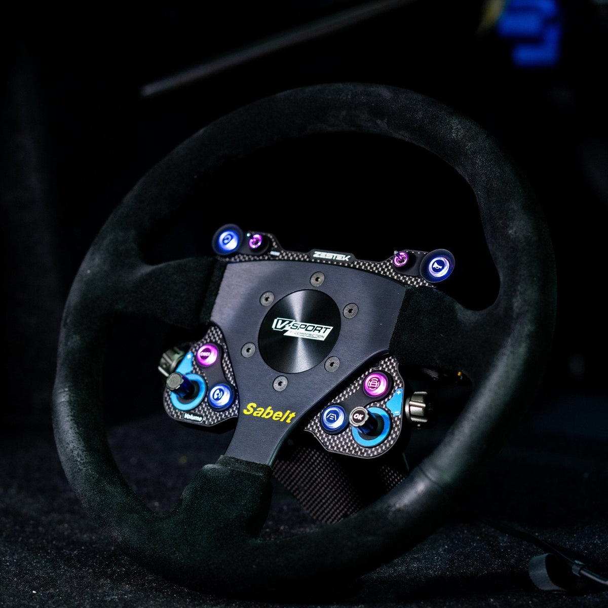 Sabelt SW - 633 330mm Ultra Suede Steering Wheel - Zestek Australia