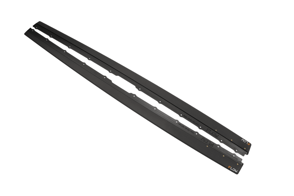 Flow Designs RS3 8V Sedan Facelift Side Skirt Splitters (Pair)