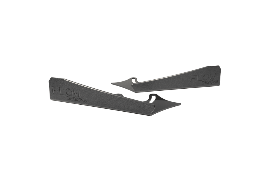 Flow Designs Impreza WRX/RS G3 Hatch PFL Front Lip Splitter Winglets (Pair)