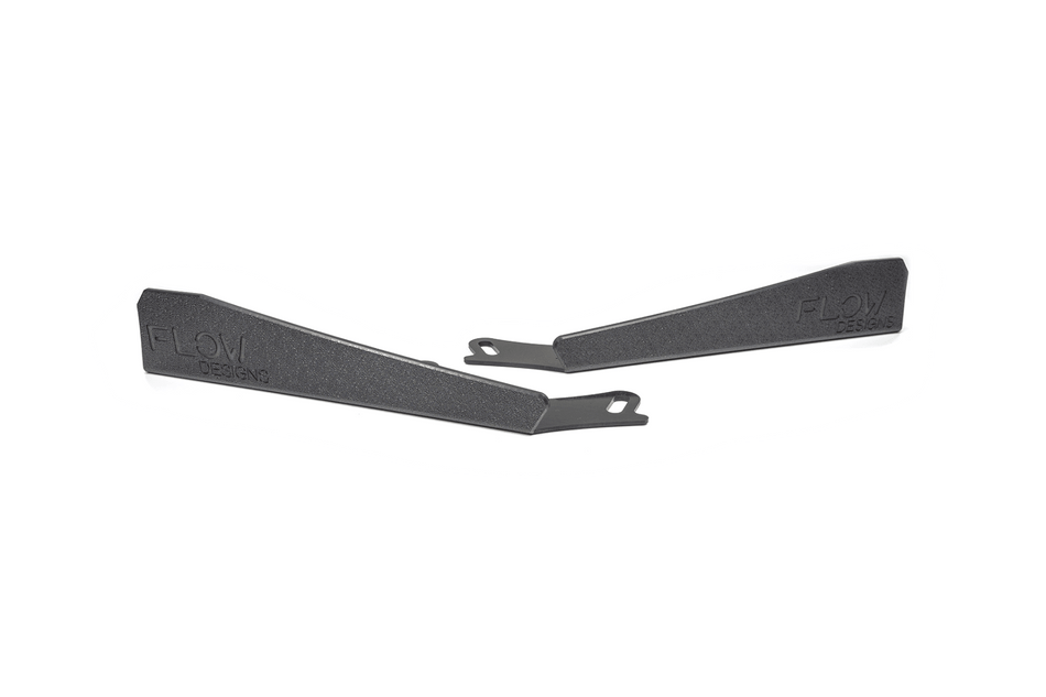 Flow Designs Impreza WRX/RS G3 Sedan PFL Side Skirt Splitter Winglets (Pair)