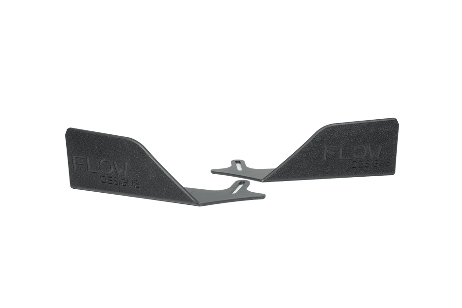 Flow Designs FK4/FK7 Civic RS Hatch FL Front Lip Splitter Winglets (Pair)