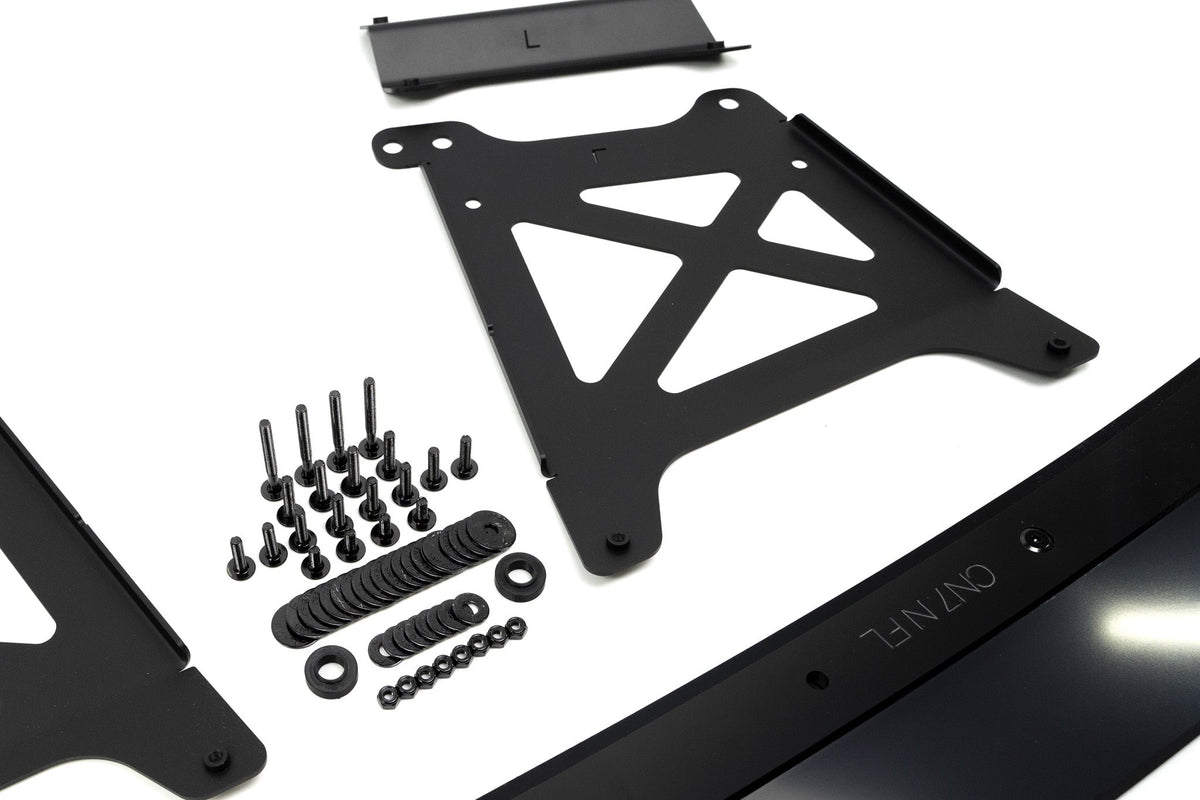 Flow Designs CN7 V2 Elantra N Sedan Facelift V2 - 2024+ Front Lip Splitter & Mounting Brackets (Pair)