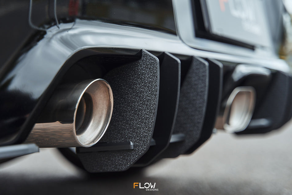 Flow Designs Corolla GR Flow-Lock Rear Diffuser (TEXTURED)