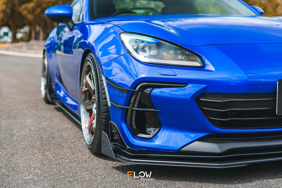 Flow Designs ZD8 BRZ STI Front Bumper Canards