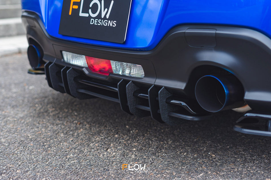 Flow Designs ZD8 BRZ STI Flow-Lock Rear Diffuser (GLOSS)