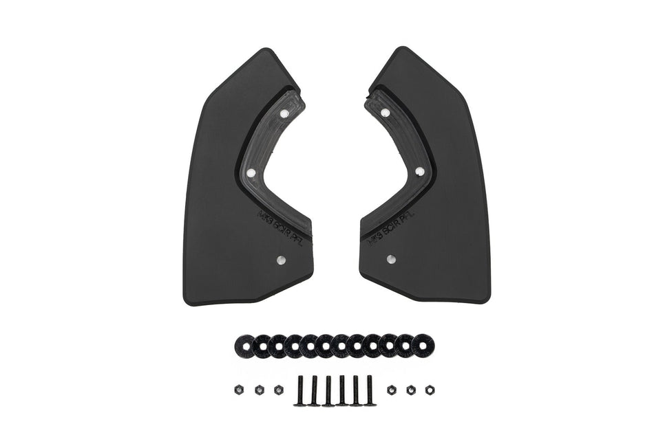 Flow Designs Scirocco R PFL V3 Rear Spats (Pair)
