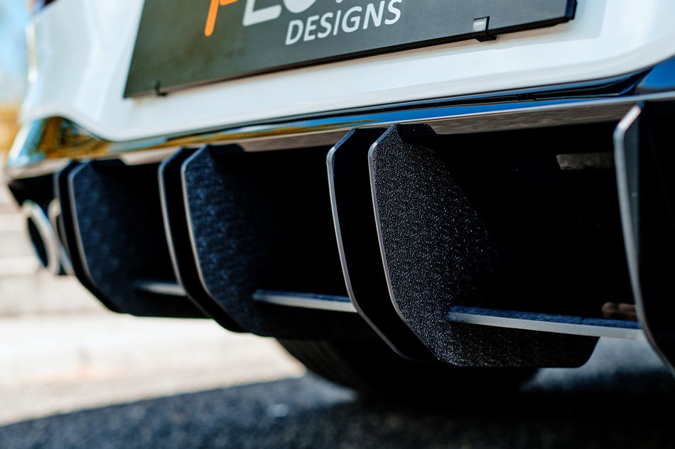 Flow Designs MK8 Golf R Flow-Lock Rear Diffuser