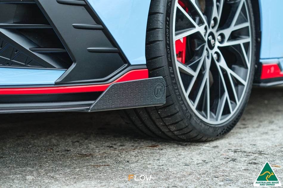 Flow Designs CN7 Elantra N Sedan 2021 Front Lip Splitter Winglets (Pair)