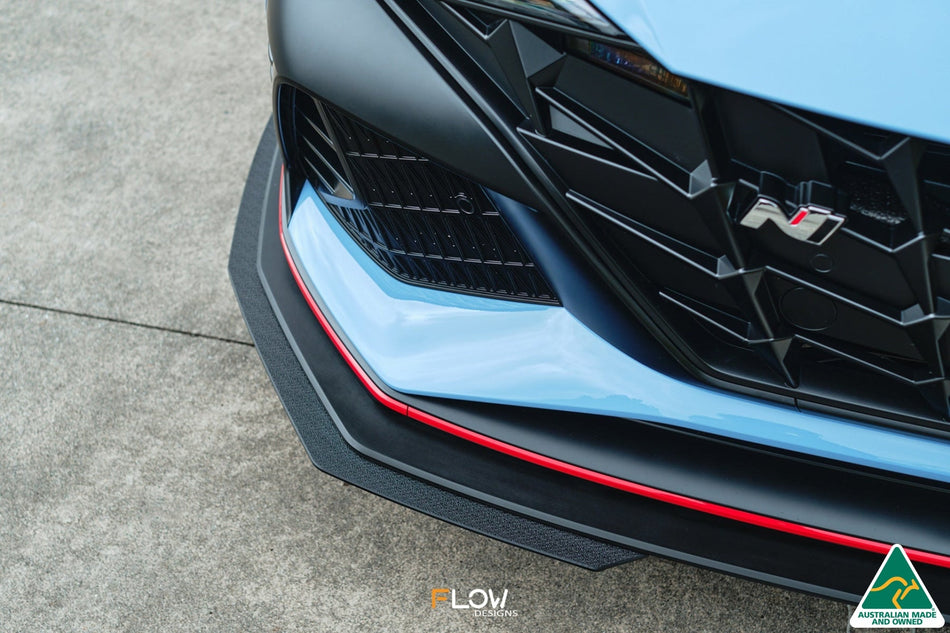 Flow Designs CN7 Elantra N Sedan 2021 Front Lip Splitter Extensions (Pair)