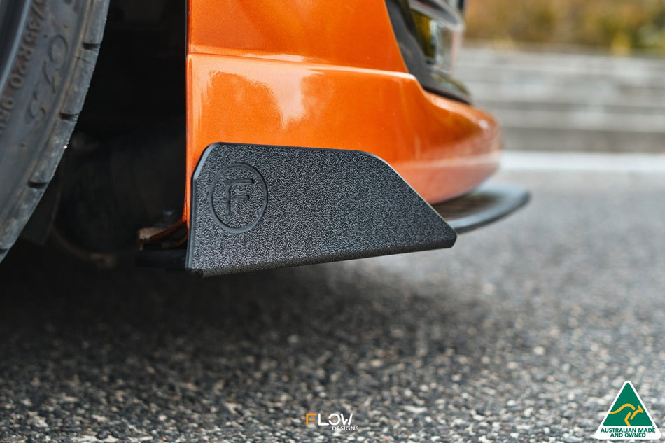 Flow Designs VF Commodore S2 Wagon Front Lip Splitter Winglets (Pair)