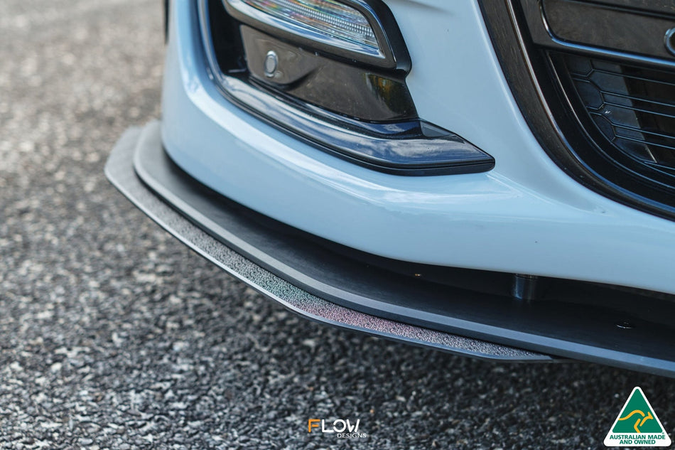 Flow Designs VF Commodore S2 Ute Front Lip Splitter Extensions (Pair)