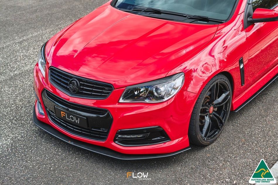 Flow Designs VF Commodore S1 Sedan Front Lip Splitter