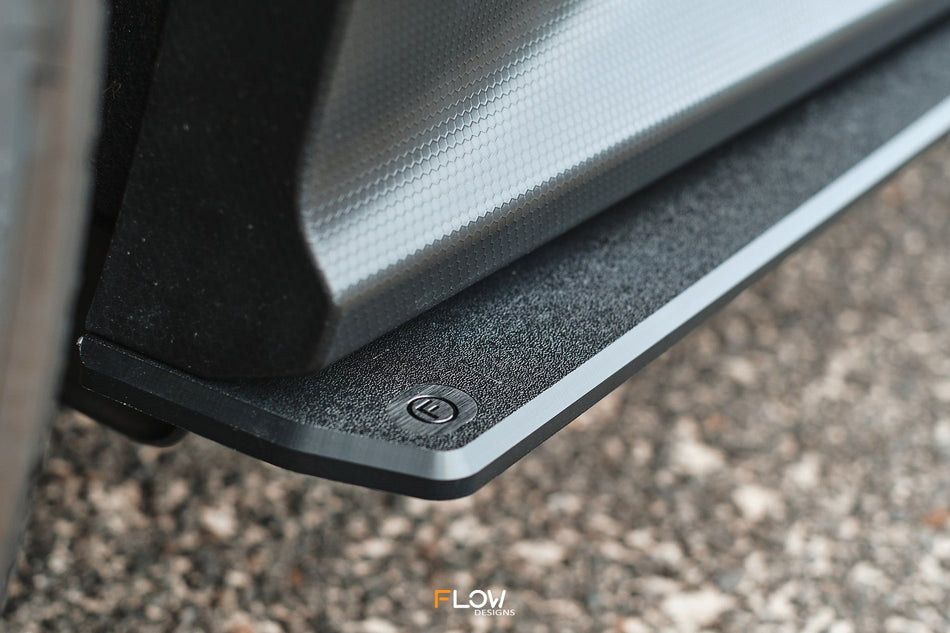 Flow Designs VB WRX Side Skirt Splitters (TEXTURED: Pair)