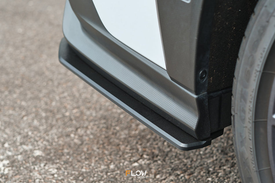 Flow Designs VB WRX Rear Spats (TEXTURED; Pair)