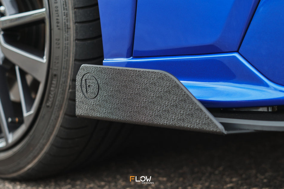 Flow Designs VB WRX Front Lip Splitter Winglets (Pair)