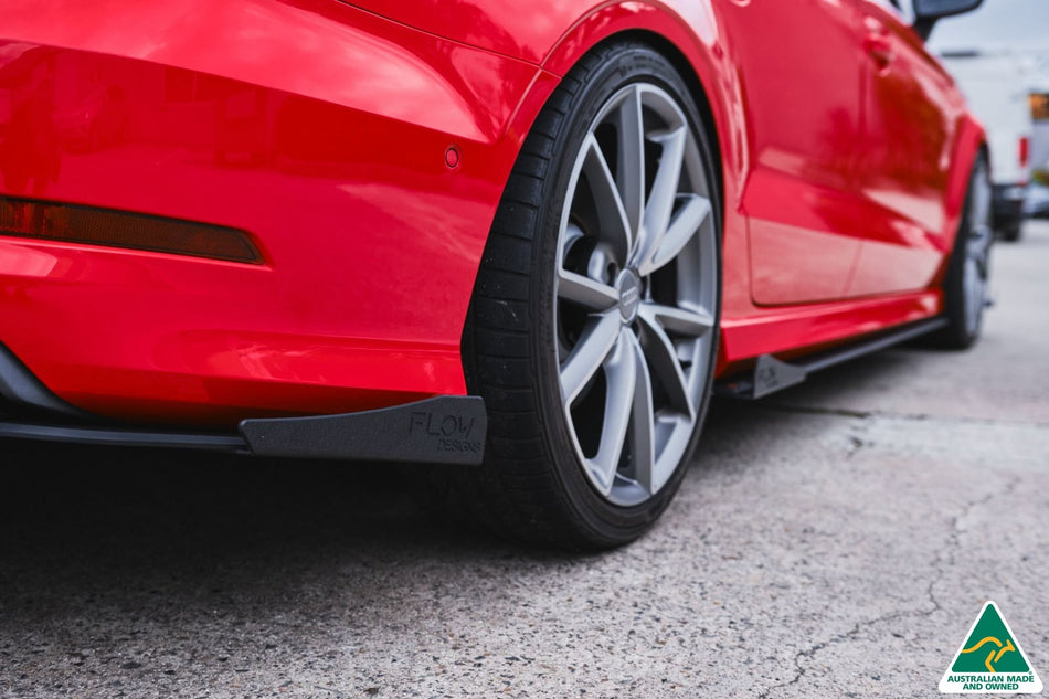 Flow Designs S3 8V Sedan Pre-Facelift Rear Spat Winglets (Pair)