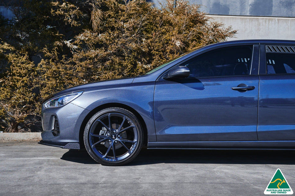 Flow Designs i30 Hatch PD1, PD2 2018-2020 Front Lip Splitter Winglets (Pair)