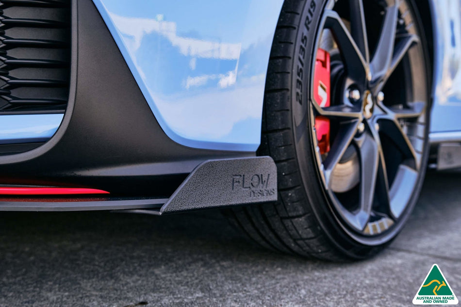 Flow Designs i30N Hatch PD FL 2021 Front Lip Splitter Winglets (Pair)