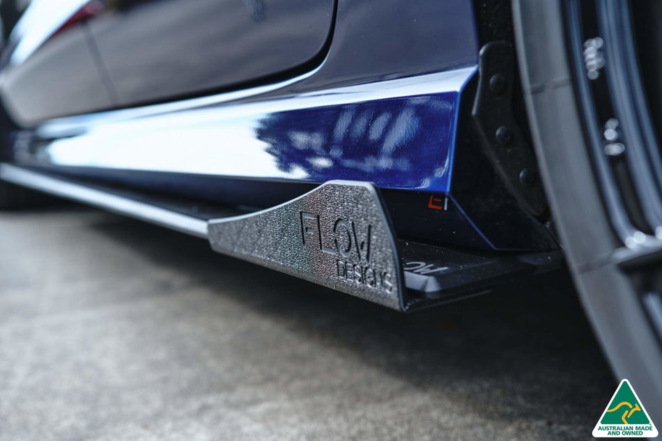 Flow Designs S3 8V Sedan FL Side Skirt Splitter Winglets (Pair)