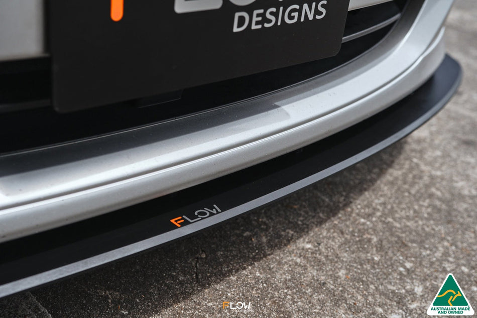 Flow Designs Impreza WRX/RS G3 Sedan PFL Front Lip Splitter & Mounting Brace