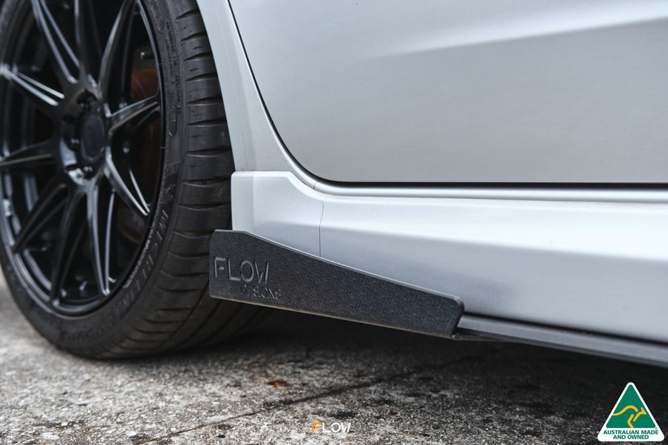 Flow Designs Impreza WRX/RS G3 Sedan PFL Side Skirt Splitter Winglets (Pair)