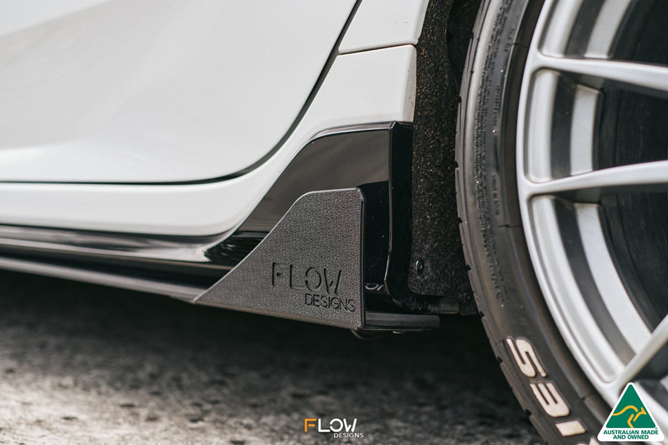 Flow Designs FK4/FK7 Civic RS Hatch PFL Side Skirt Splitter Winglets (Pair)