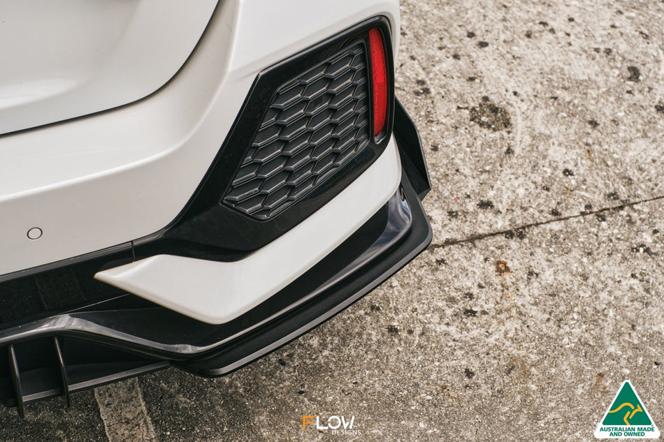 Flow Designs FK4/FK7 Civic RS Hatch PFL Rear Spats (Pair)