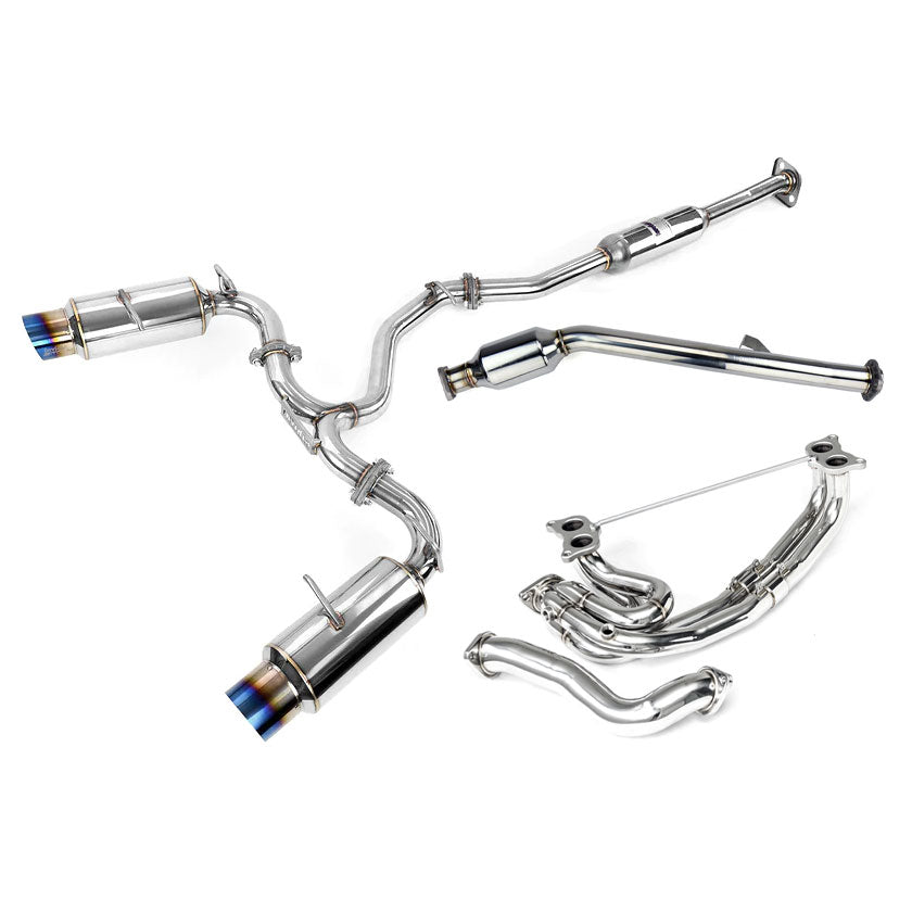 Invidia N1 Engine Back Exhaust w/PSR Unequal Headers Subaru BRZ & Toyota 86 12-21, 22+ (6MT)