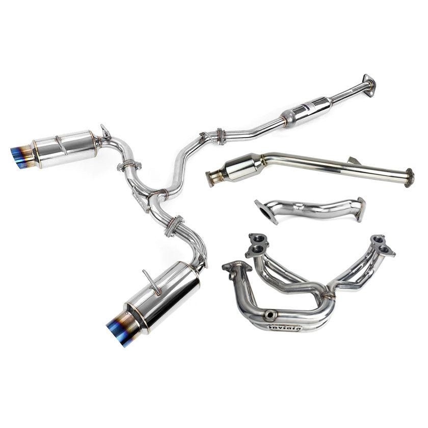 Invidia N1 Engine Back Exhaust w/Invidia Equal Headers Subaru BRZ & Toyota 86 12-21, 22+ (6MT)