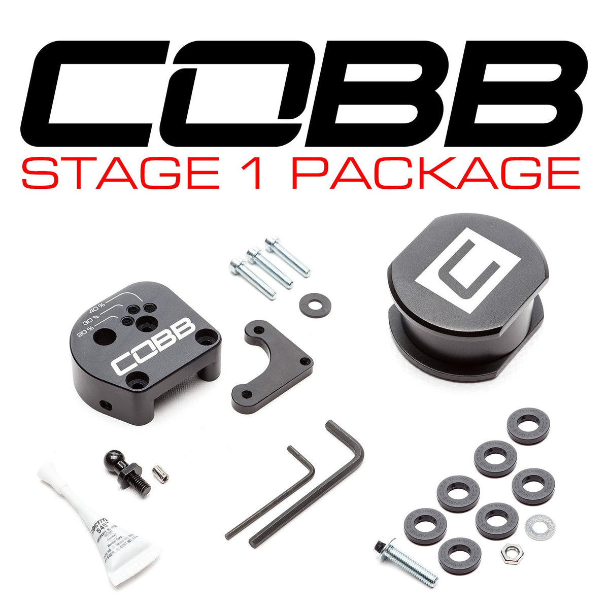 Cobb Tuning Stage 1 Exterior Drivetrain Package - Ford Focus ST LW/LZ 11-18/Focus RS LZ 16-17