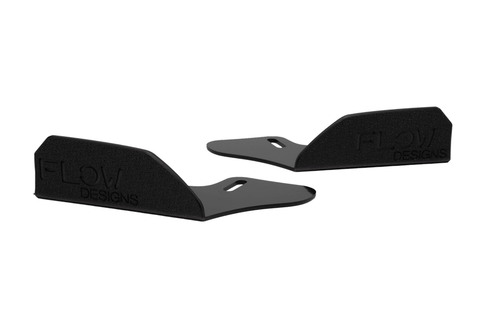 Flow Designs MK7 Golf R Wagon Front Lip Splitter Winglets (Pair)