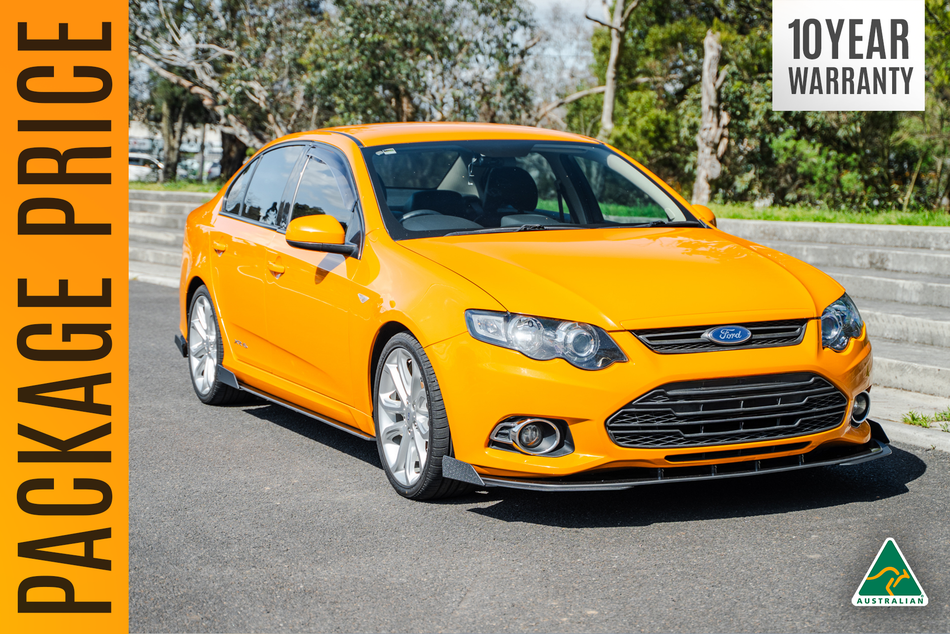 Flow Designs Ford Falcon FG MK2 Full Lip Splitter Set