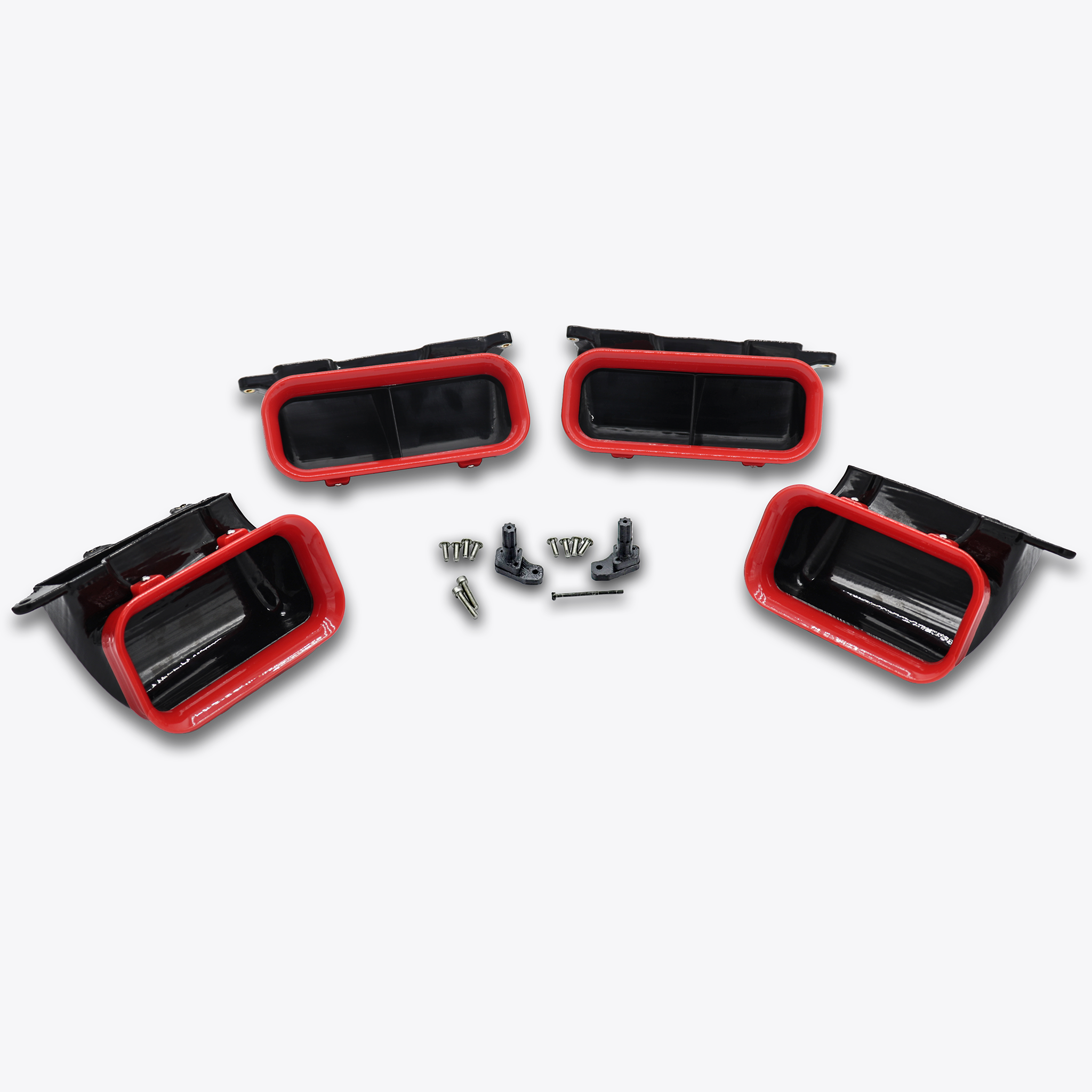 Velossa Tech Quad BIG MOUTH Ram Air Intake Snorkels | Ford F-150 2018-2020 & Ford F-150 Raptor 2021-2022