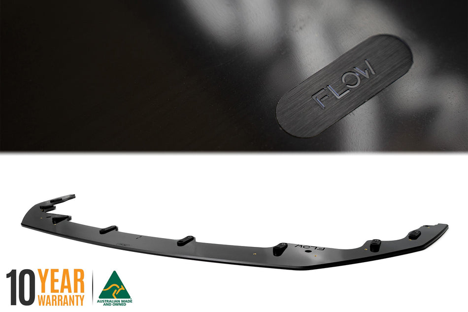 Flow Designs Corolla GR Chassis Mounted Front Lip Splitter (GLOSS)