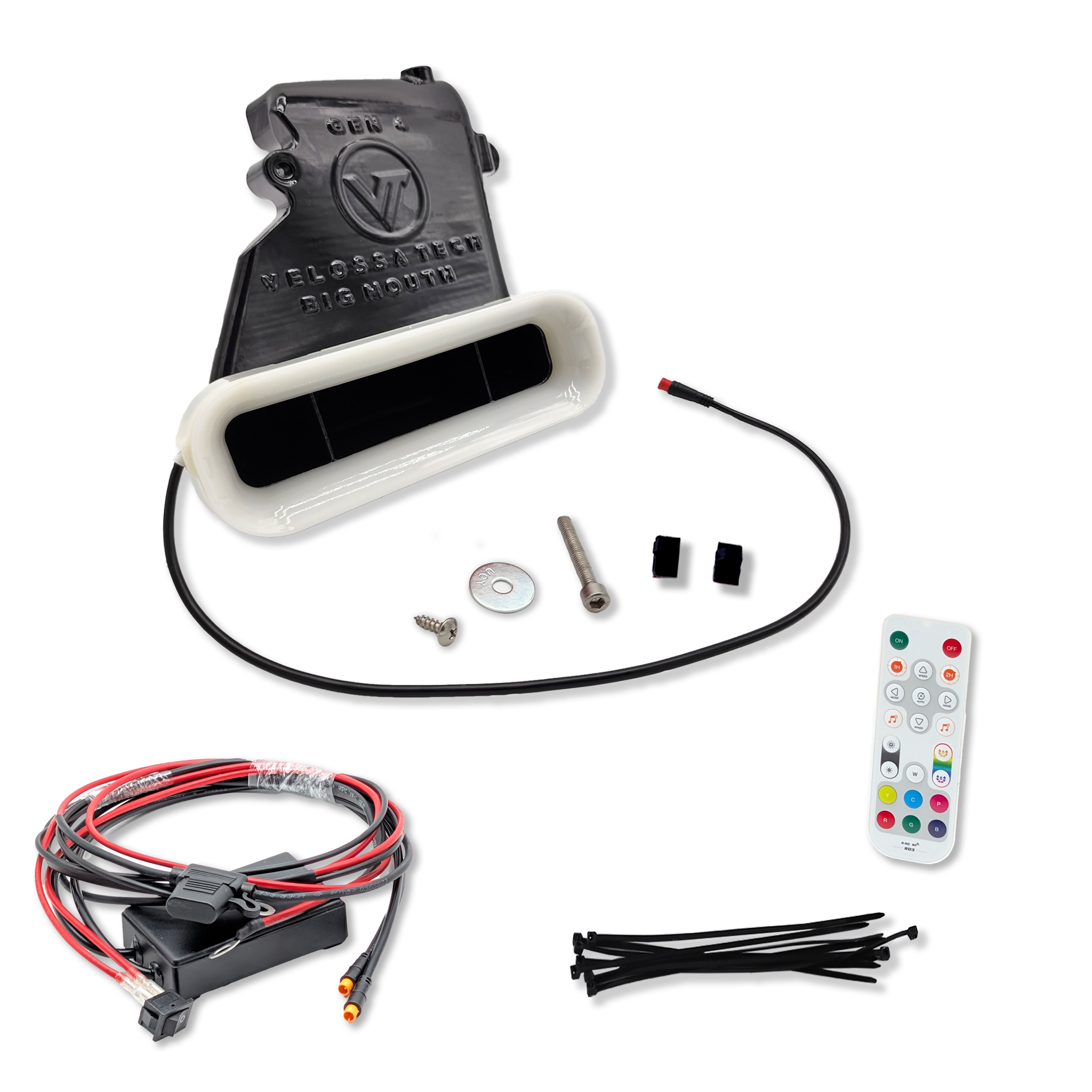 Velossa Tech BIG MOUTH LIT KIT Ram Air Intake Snorkel | Honda Civic Si/Sport/EX/LX 2022+