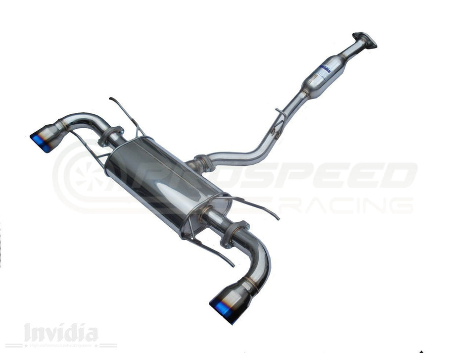 Invidia Q300 Cat Back Exhaust w/Ti Rolled Tips - Mazda RX8 FE 02-08 Mazda RX8 FE 02-08