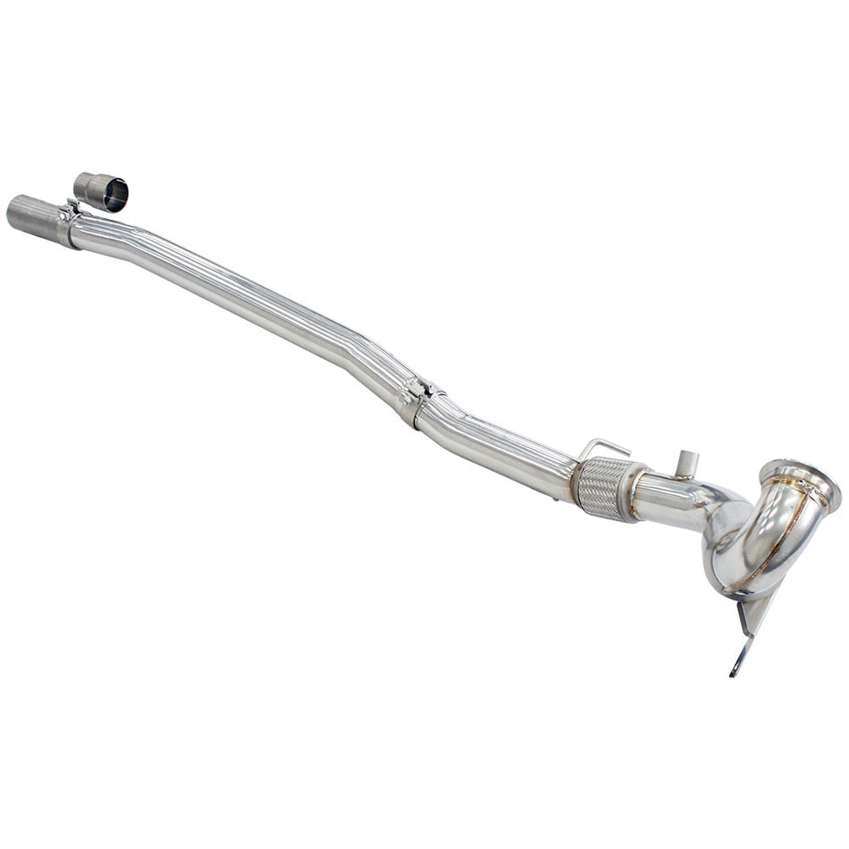 Invidia Down Pipe w/High Flow Cat Audi S3 8V/VW Golf R Mk7, Mk7.5