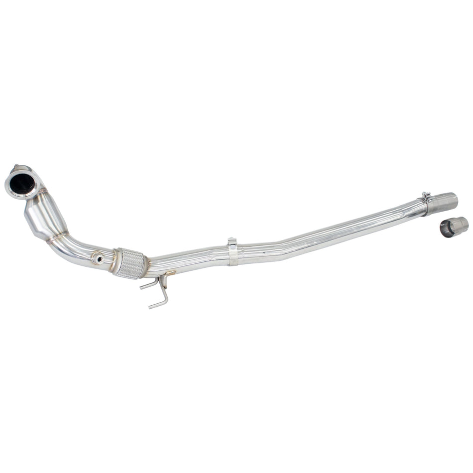 Invidia Down Pipe w/High Flow Cat Audi S3 8V/VW Golf R Mk7, Mk7.5