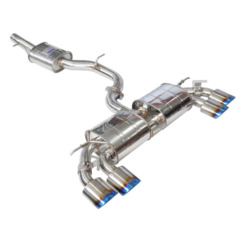 Invidia Q300 Valved Turbo Back Exhaust w/Oval Tips VW Golf R Mk7