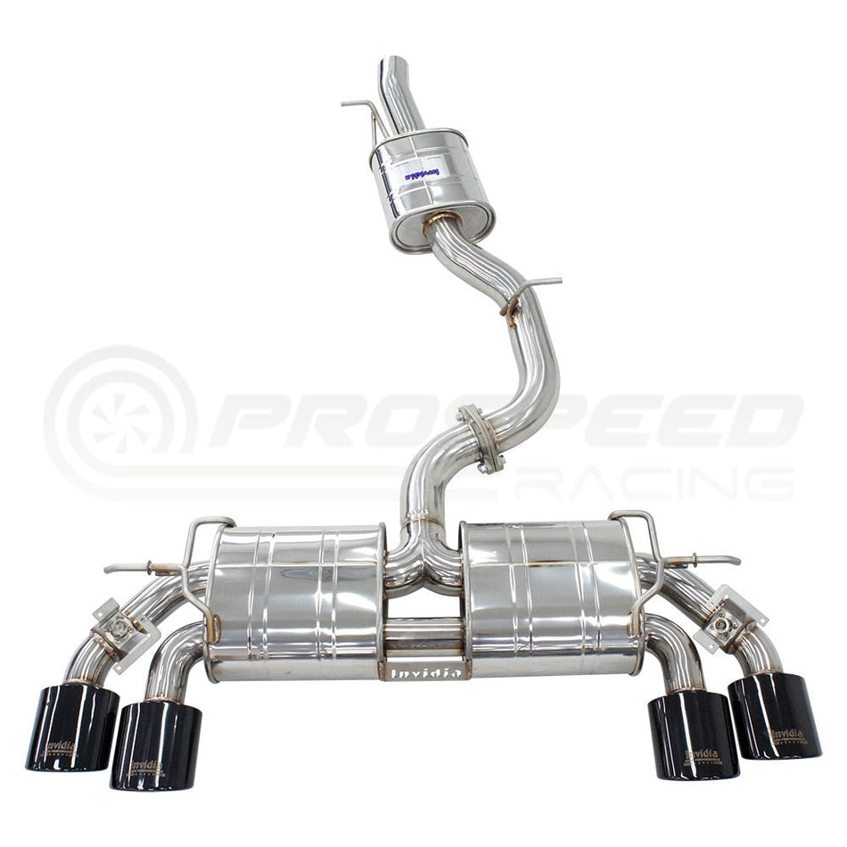 Invidia R400 Valved Cat Back Exhaust w/Oval Tips VW Golf R Mk7