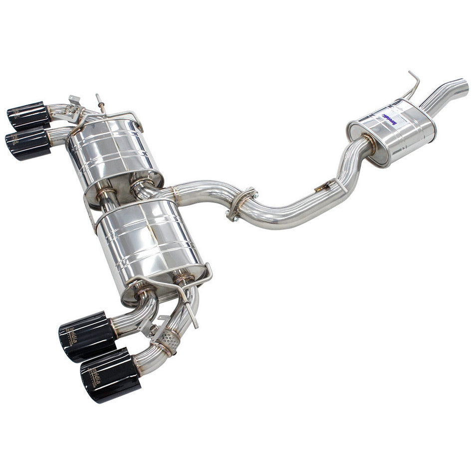 Invidia R400 Valved Cat Back Exhaust w/Oval Tips VW Golf R Mk7