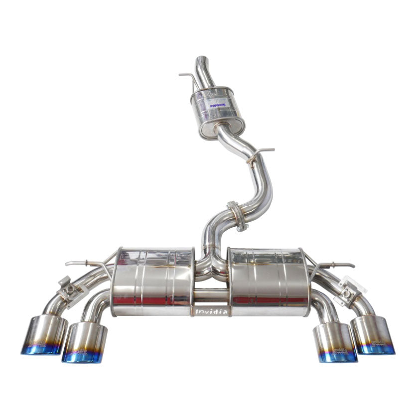 Invidia Q300 Valved Turbo Back Exhaust w/Oval Tips VW Golf R Mk7