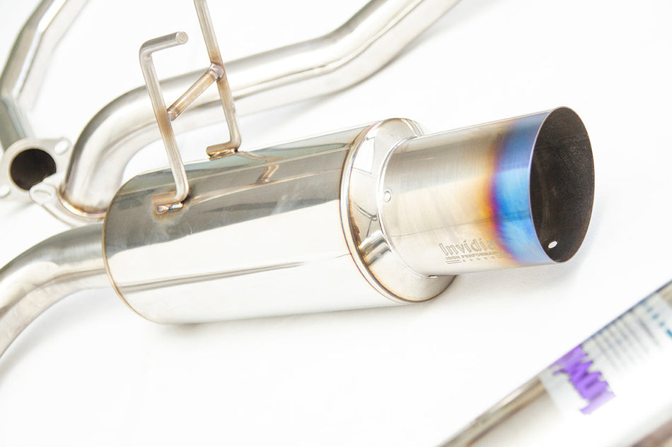 Invidia N1 Single Exit Cat Back Exhaust Honda Civic FC/FK 16-20 1.5T (Excl Centre Exit RS)