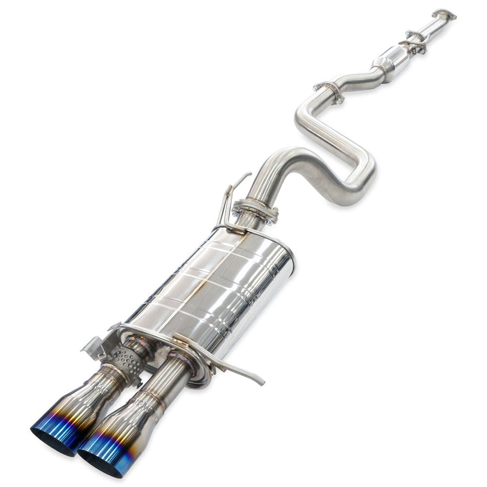 Invidia Q300 Valved Cat Back Exhaust w/Straight Cut Ti Tips Hyundai i20N BC 21+