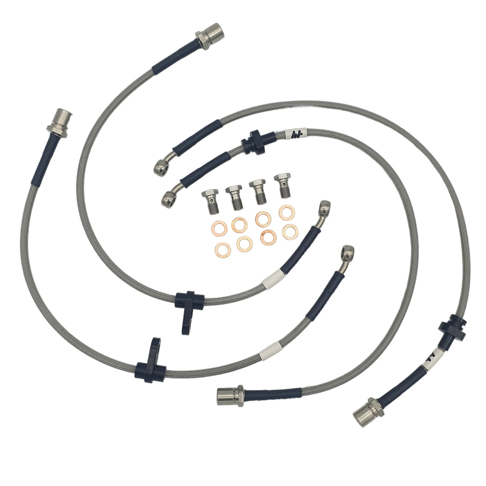 Subaru Impreza WRX /STI (01-07) GD Hosetechnik Braided Brake Hose Kit